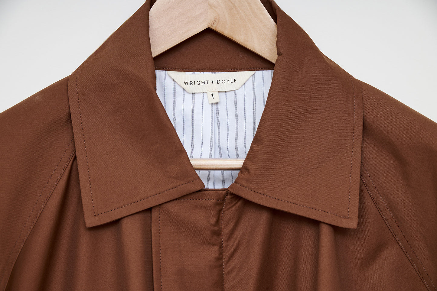 Harri Coat - Tobacco Technical Twill