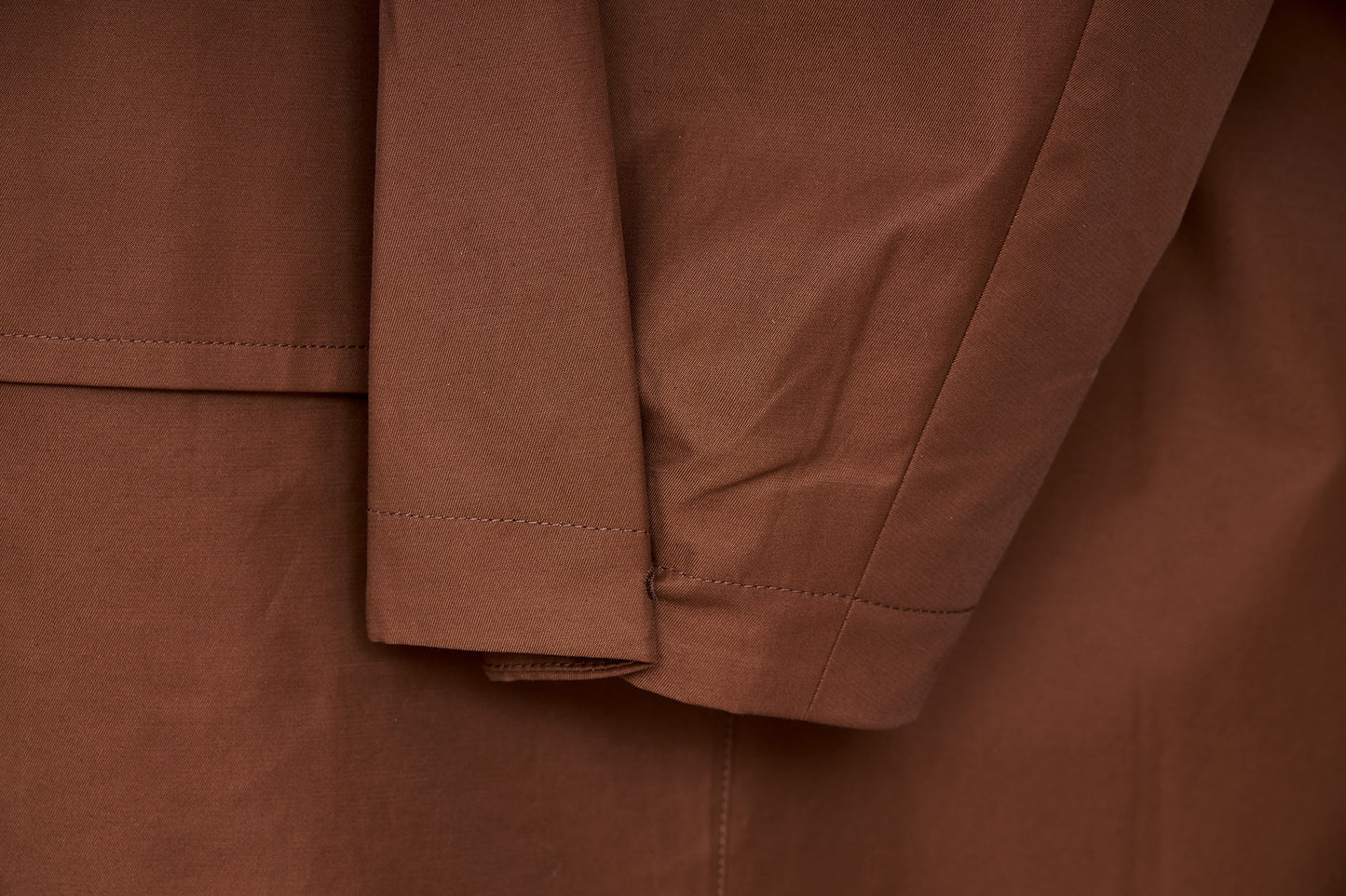 Harri Coat - Tobacco Technical Twill