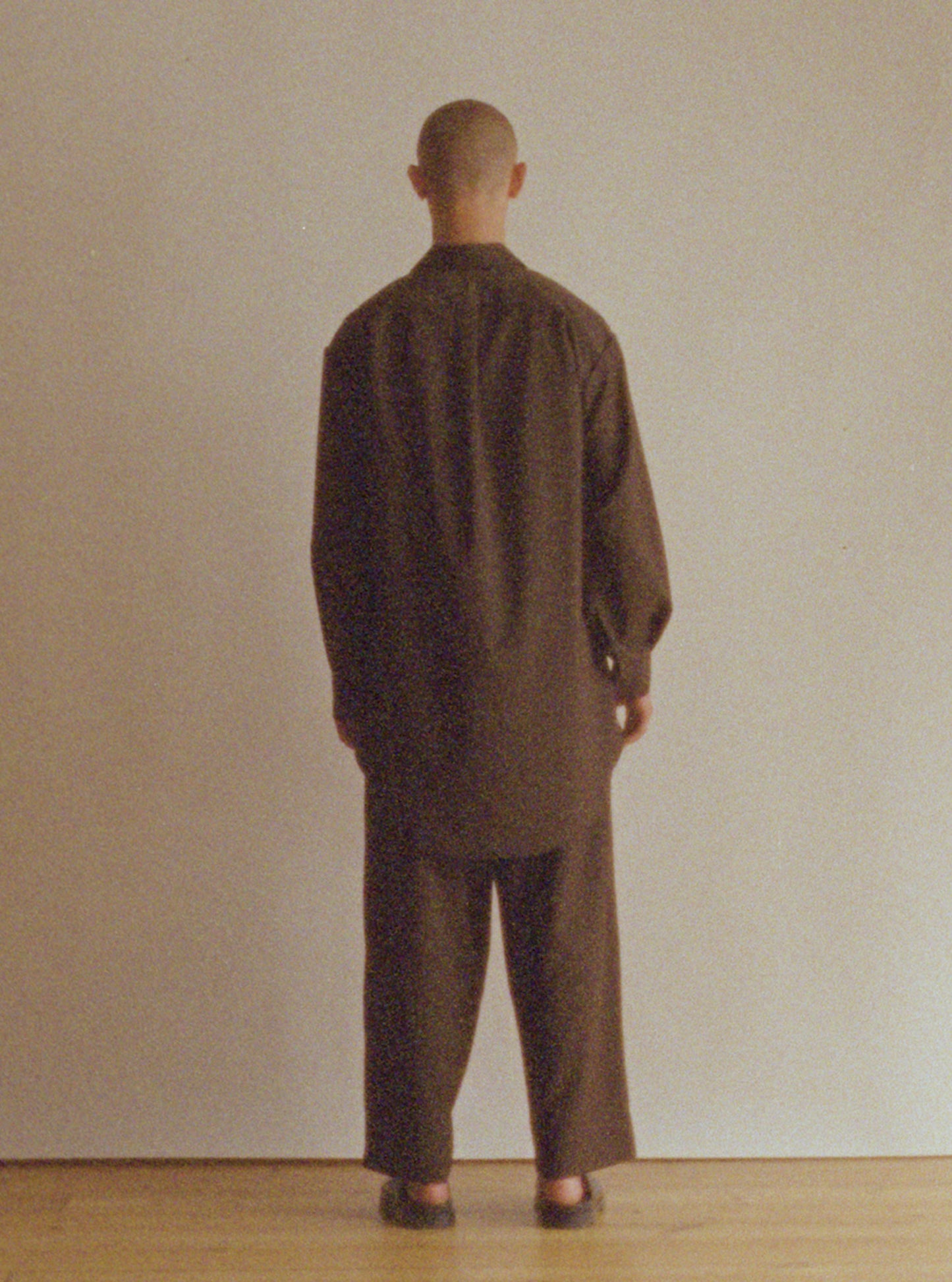 Single Pleat Trousers - Cacao Tropical Suiting