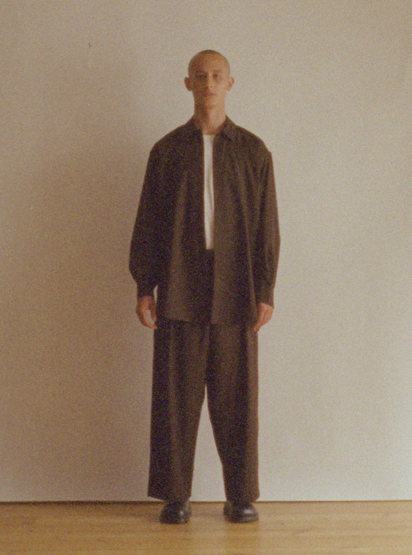 Single Pleat Trousers - Cacao Tropical Suiting
