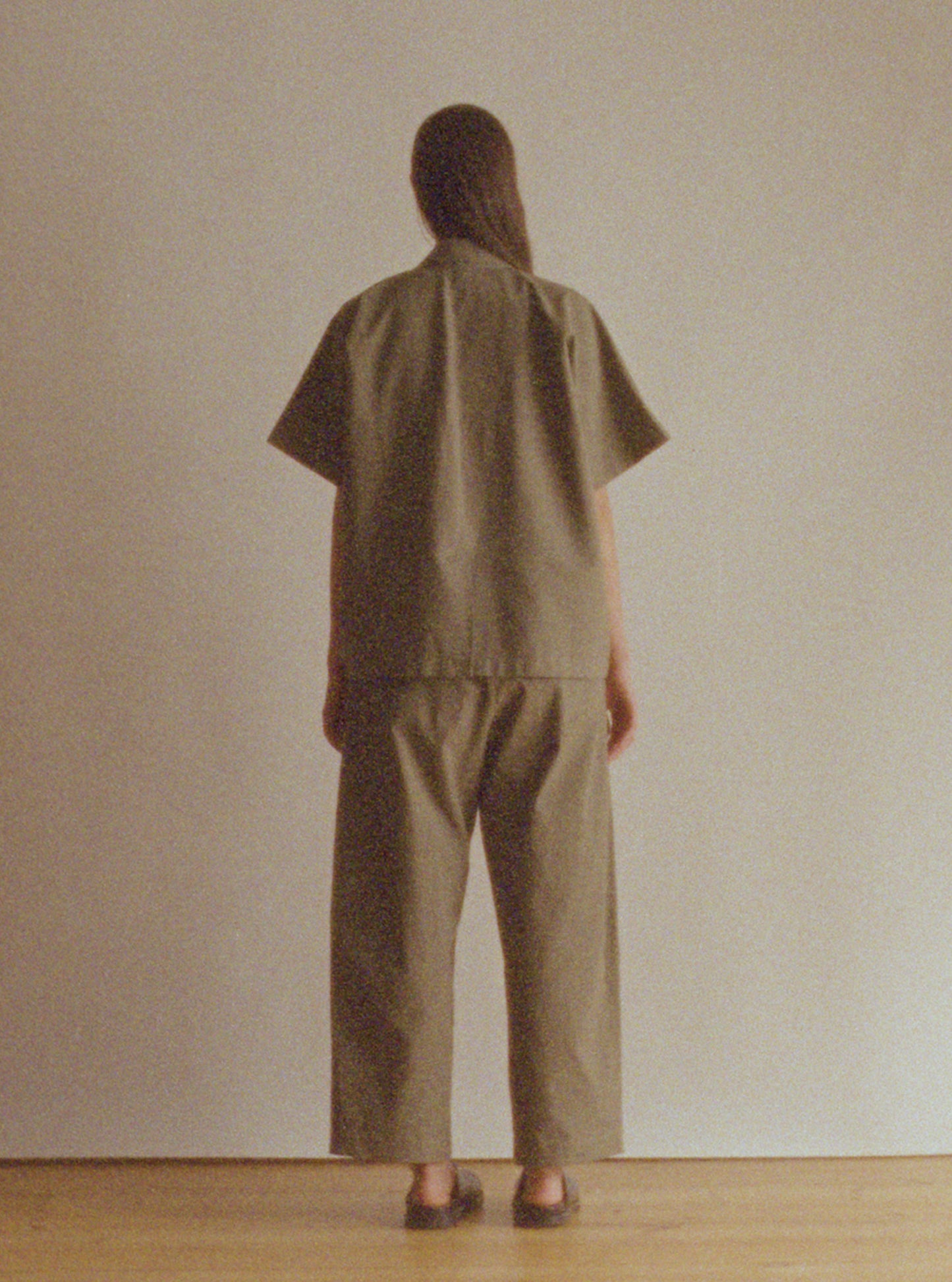 Camp Collar Shirt - Clay Micro Check Cotton