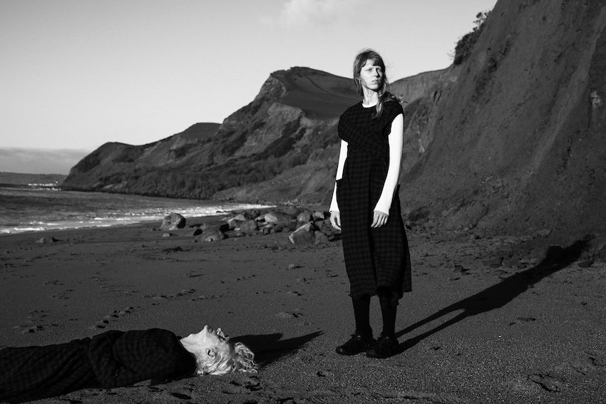 Hand Tie Dress - Ink & Black Check