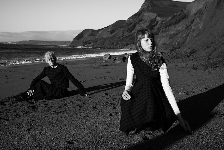 Hand-Tie Top - Ink & Black Check Cotton