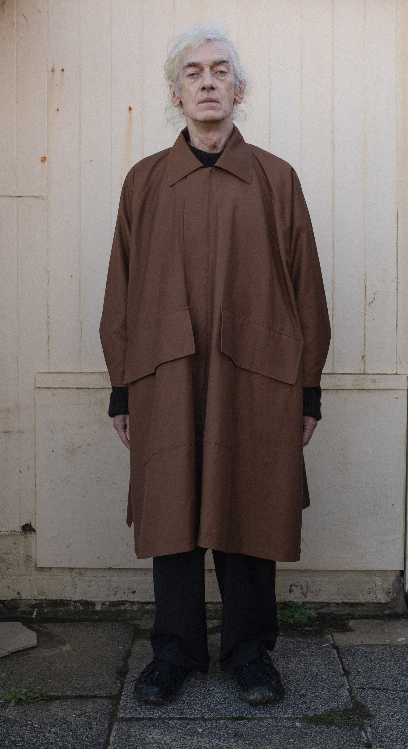 Harri Coat - Tobacco Technical Twill