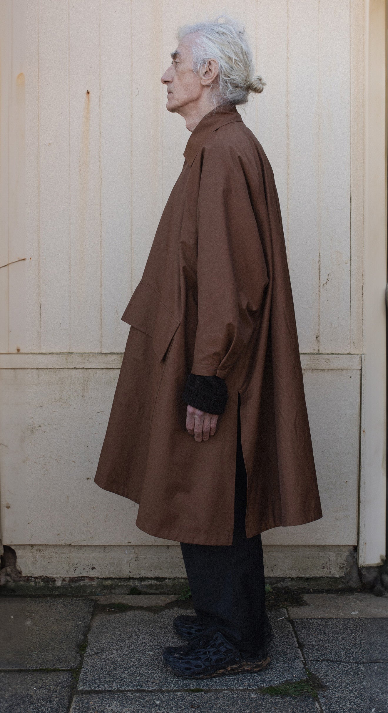 Harri Coat - Tobacco Technical Twill
