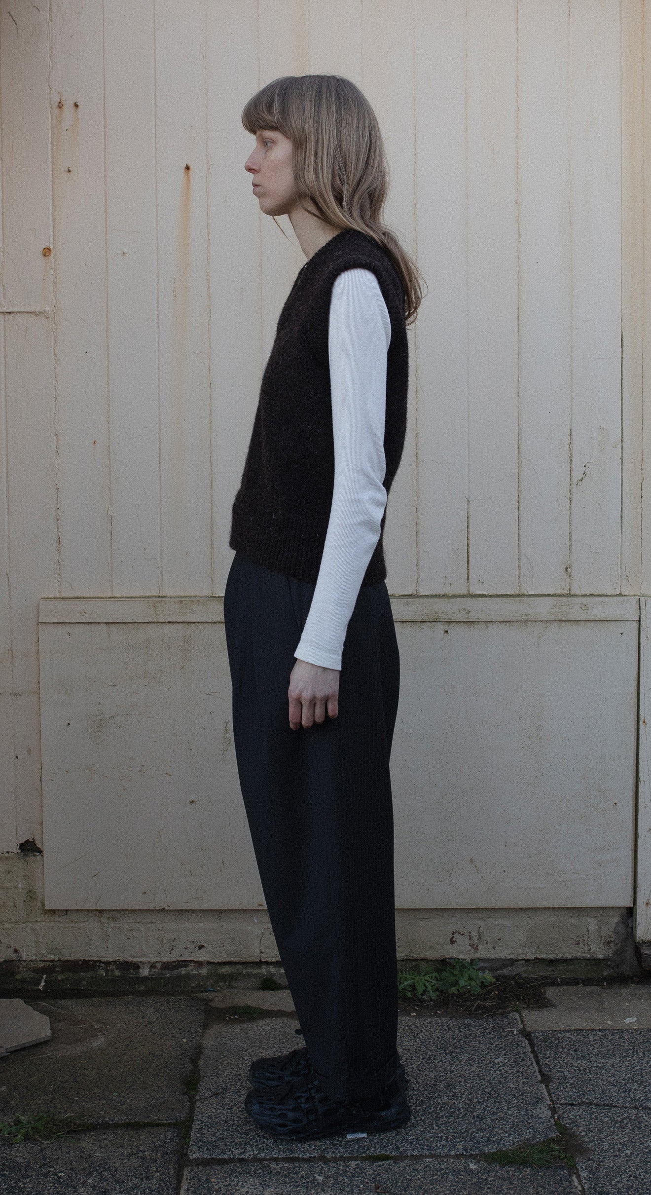 Double pleat trousers- Fine Wool