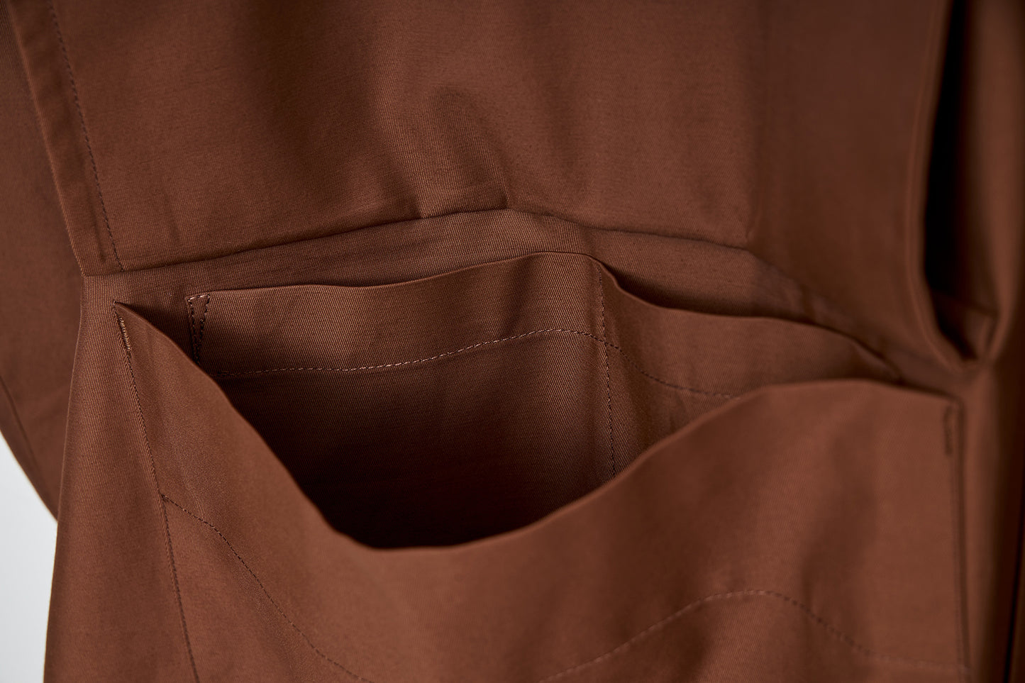 Harri Coat - Tobacco Technical Twill