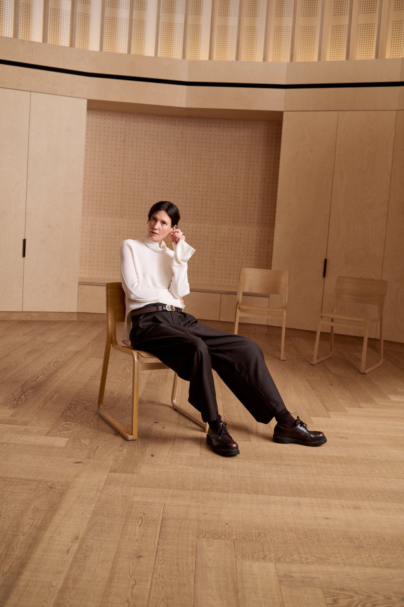 Fili Shirt - Bone textured Silk - Pre Order