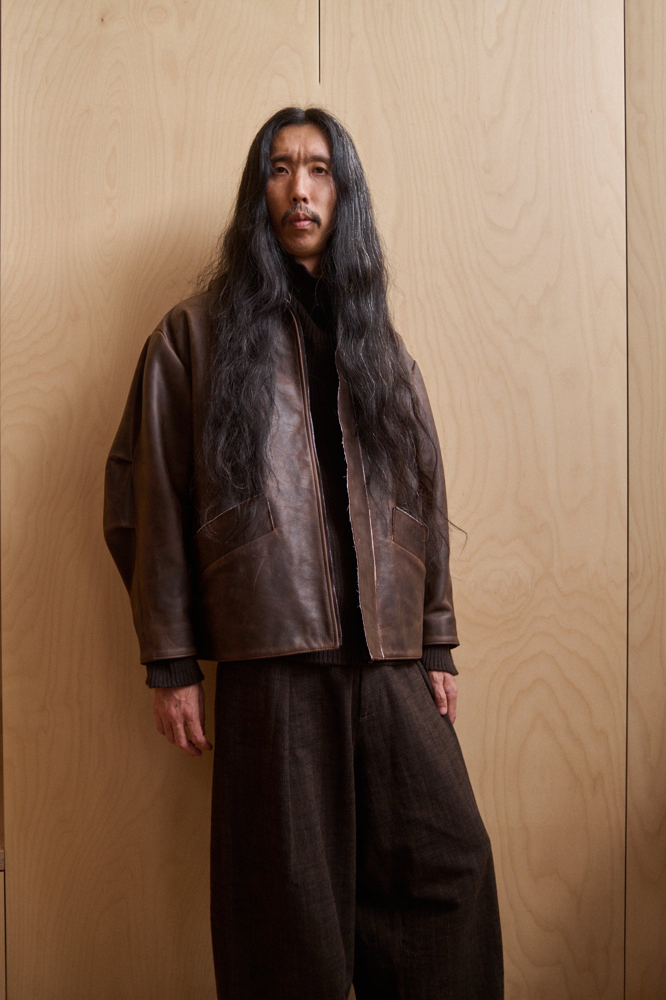 Avus Jacket - Walnut Brown Leather