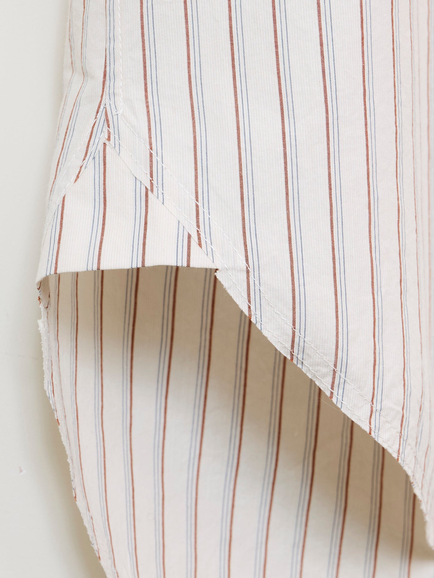 Manaton Shirt - Chalk and Brick Stripe