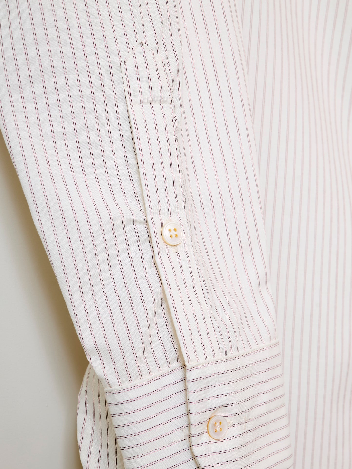 Rowden Shirt - Chalk Brick Pinstripe