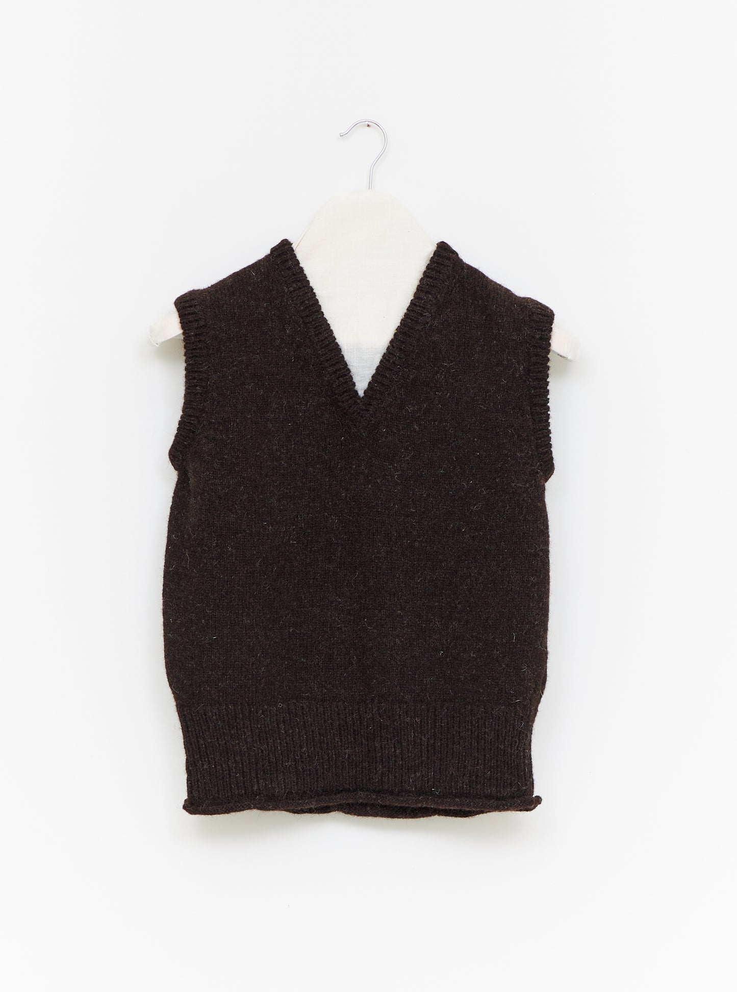 Welsh Black V Neck Vest