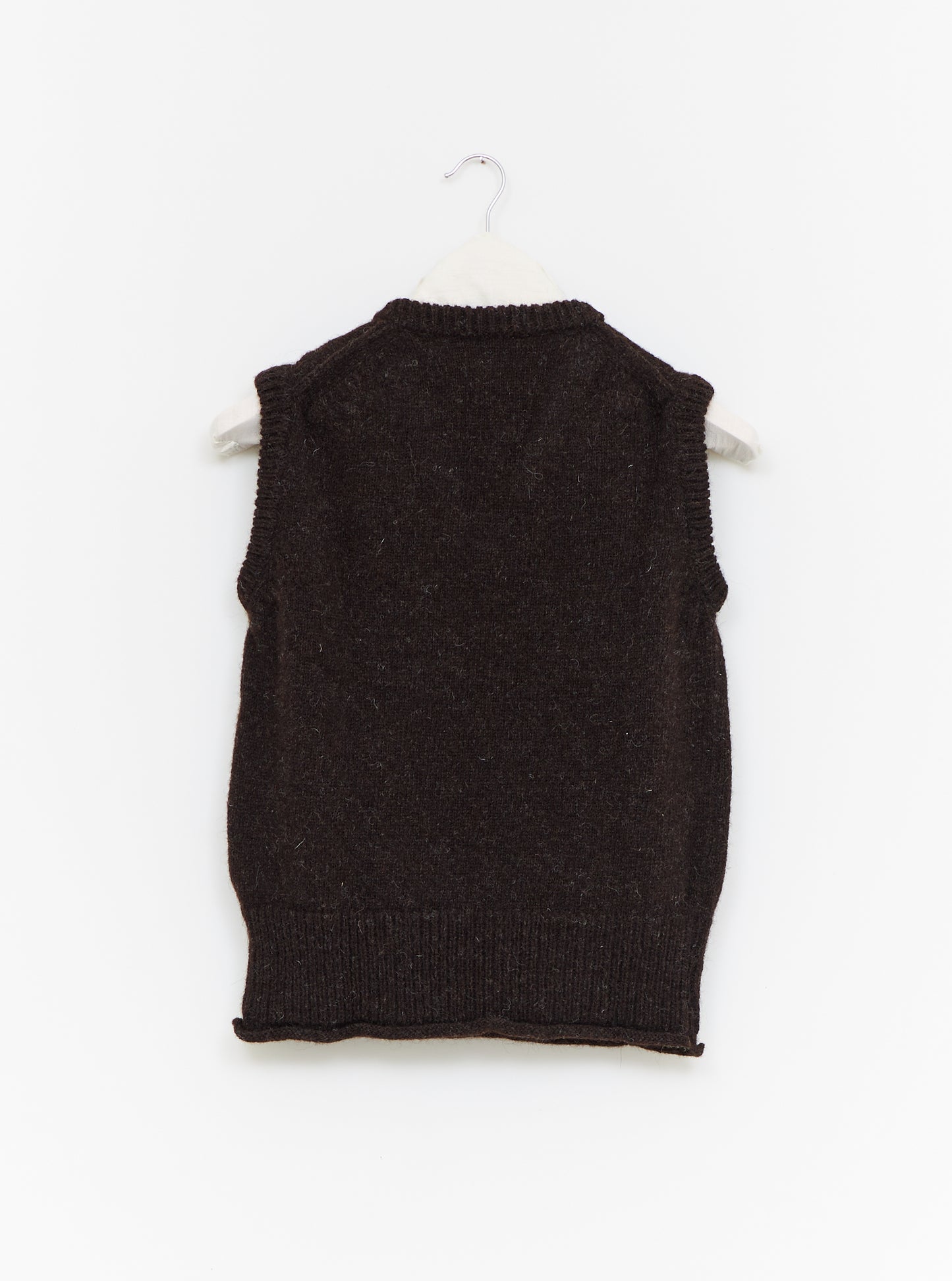 Welsh Black V Neck Vest