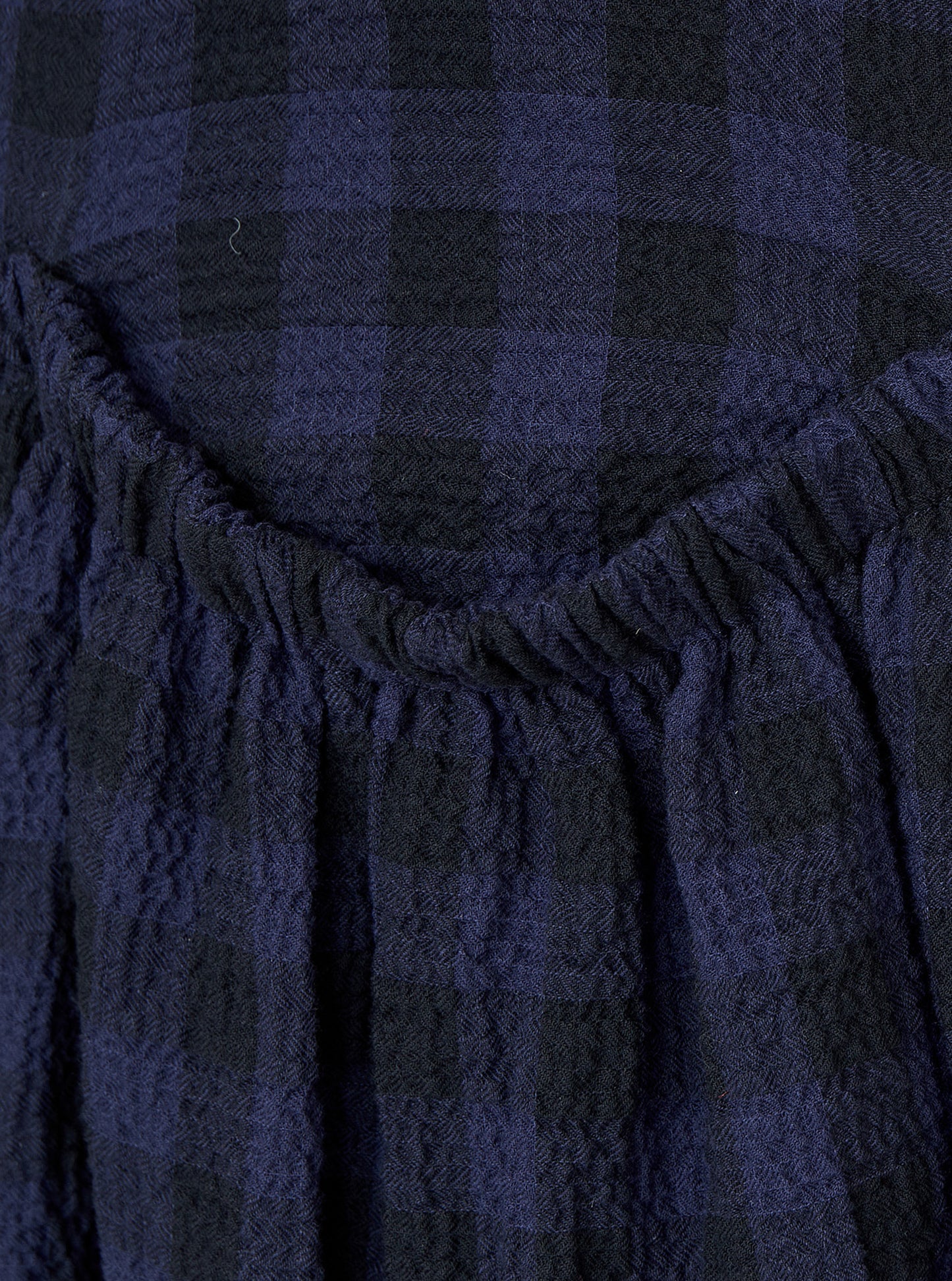 Buoy Skirt - Ink & Black Check