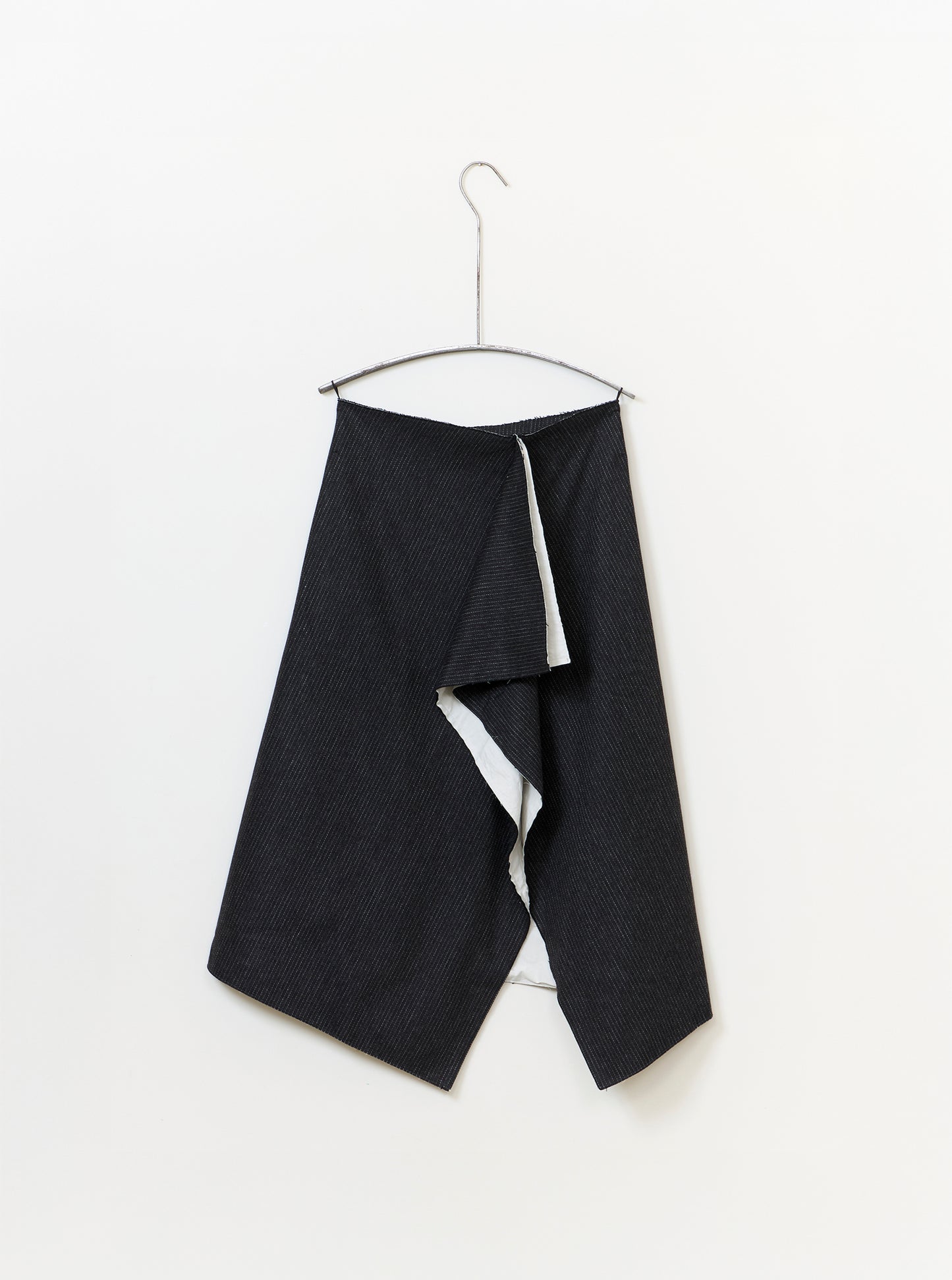 Kleve Skirt - Cacao Pinstripe Wool