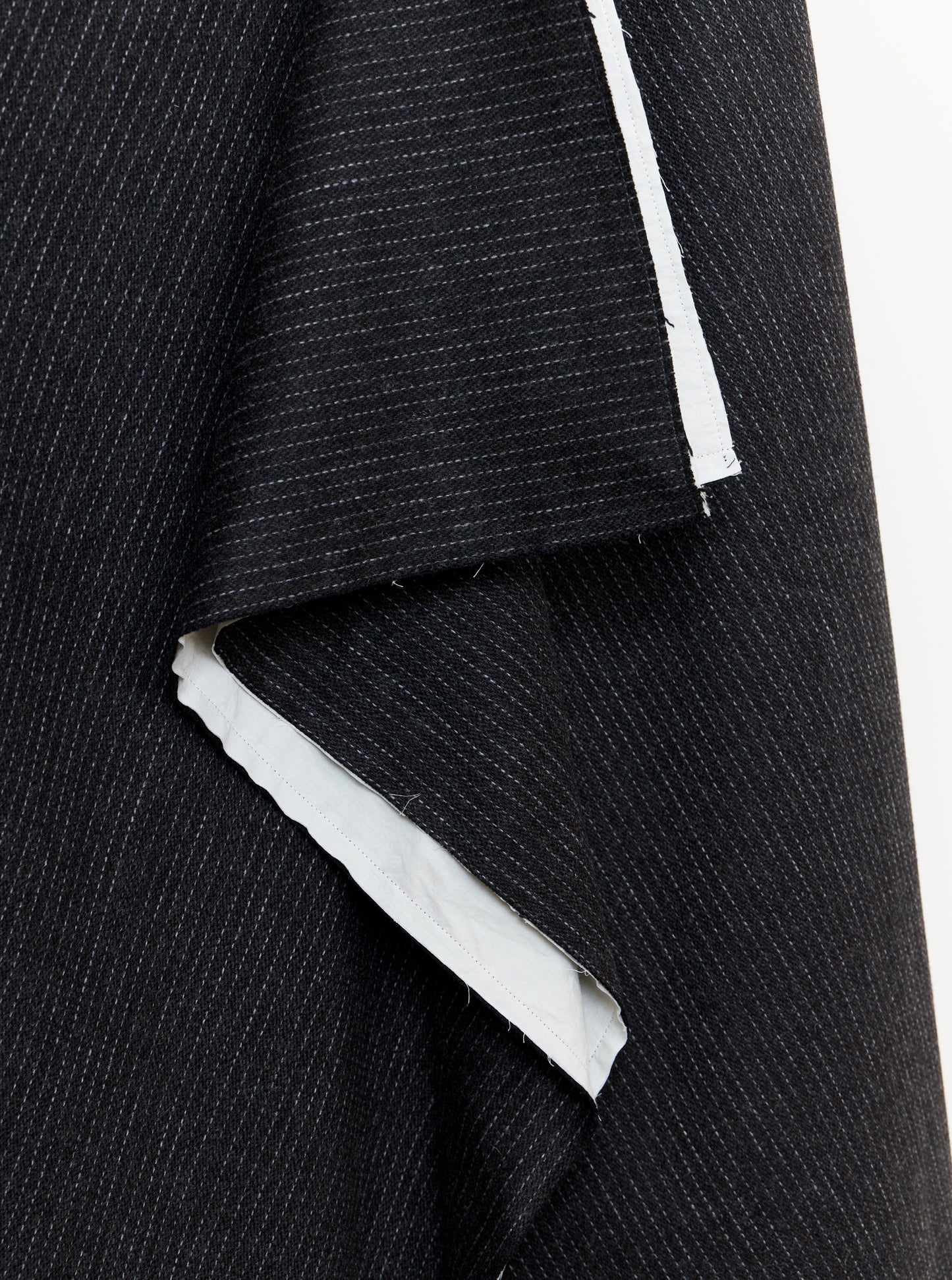 Kleve Skirt - Cacao Pinstripe Wool