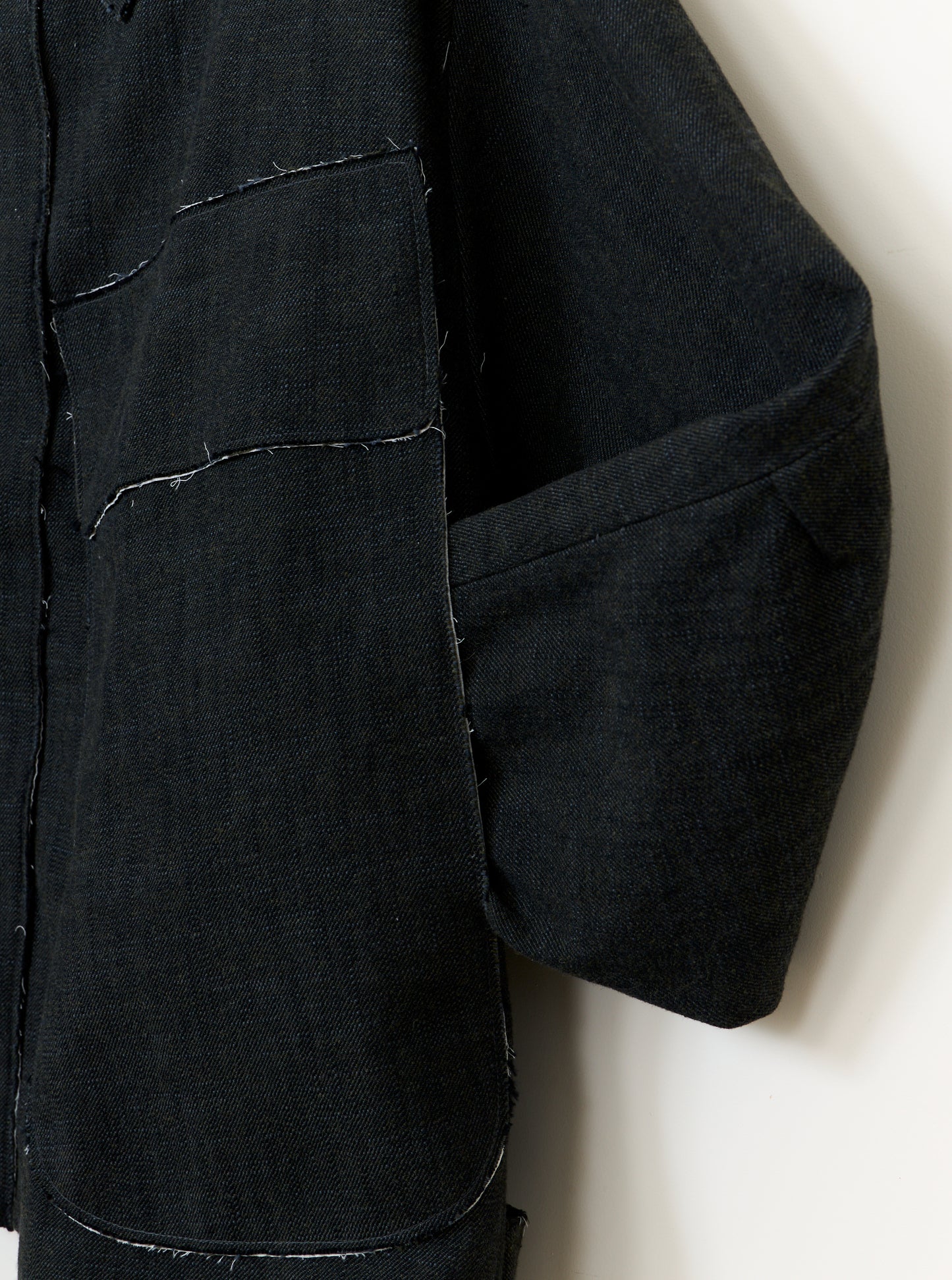 Langhaus Jacket - Alga Green Wool Cotton Twill