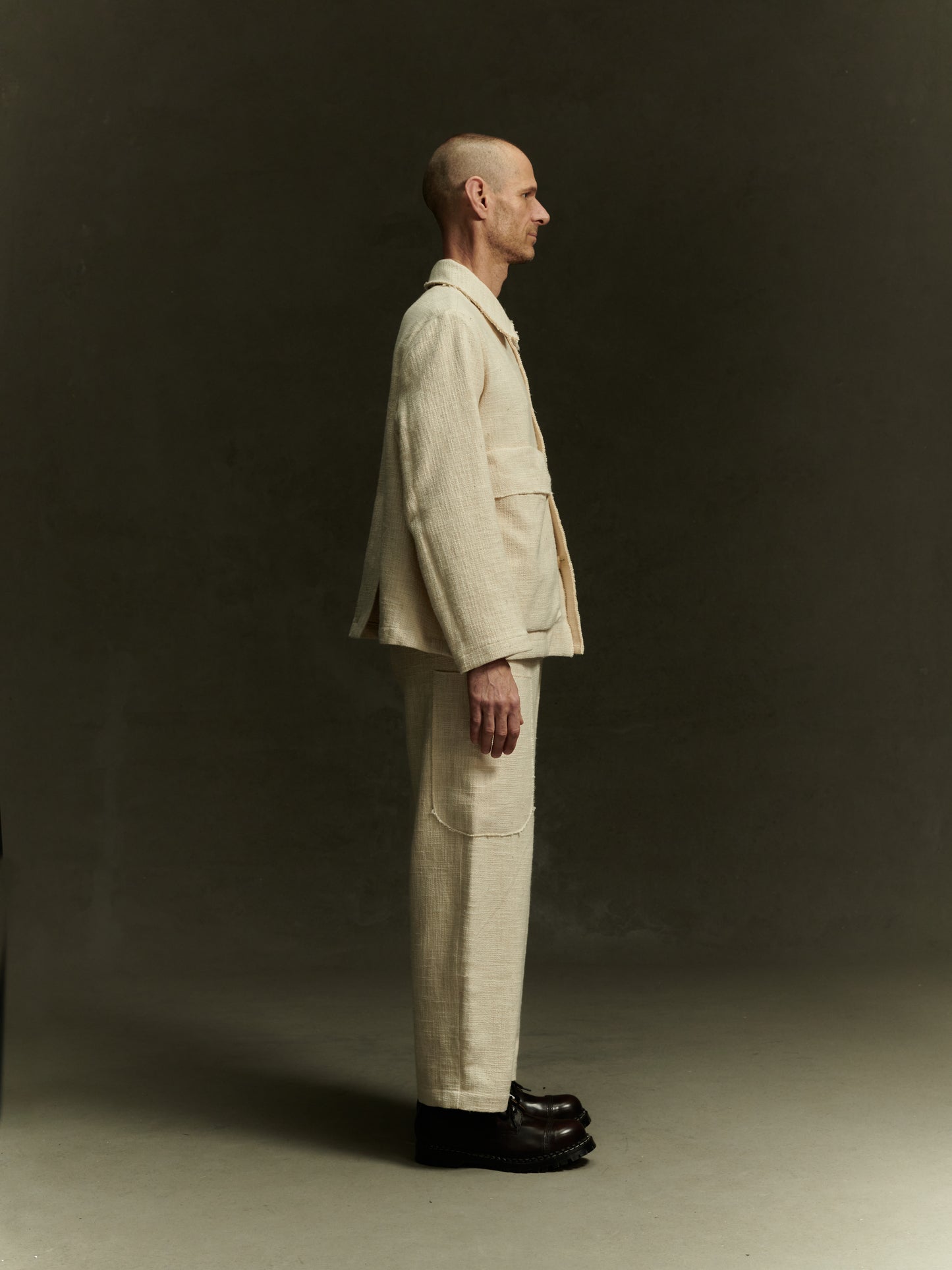 Beuys Pocket Jacket - Alabaster Yak & Nettle