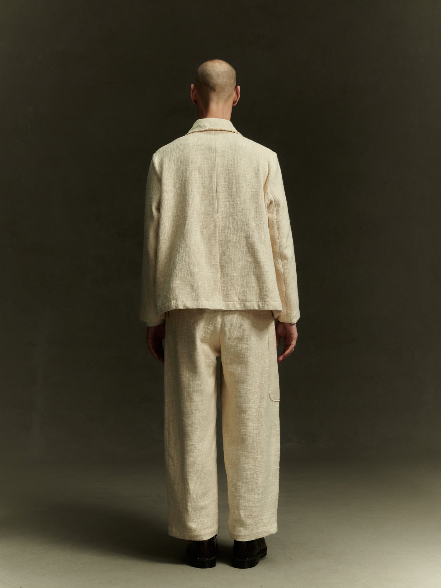 Beuys Pocket Jacket - Alabaster Yak & Nettle