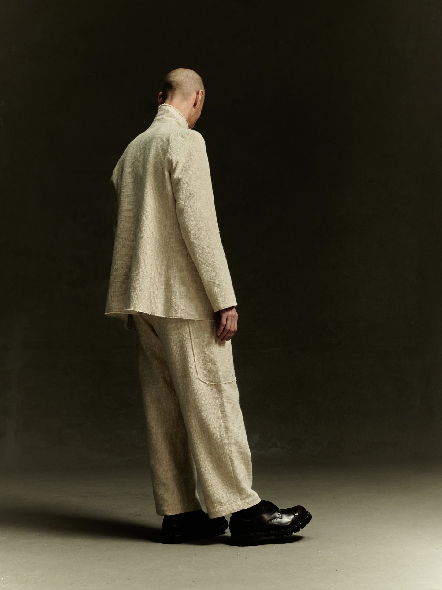 Wilhelm Trousers - Alabaster Yak & Nettle