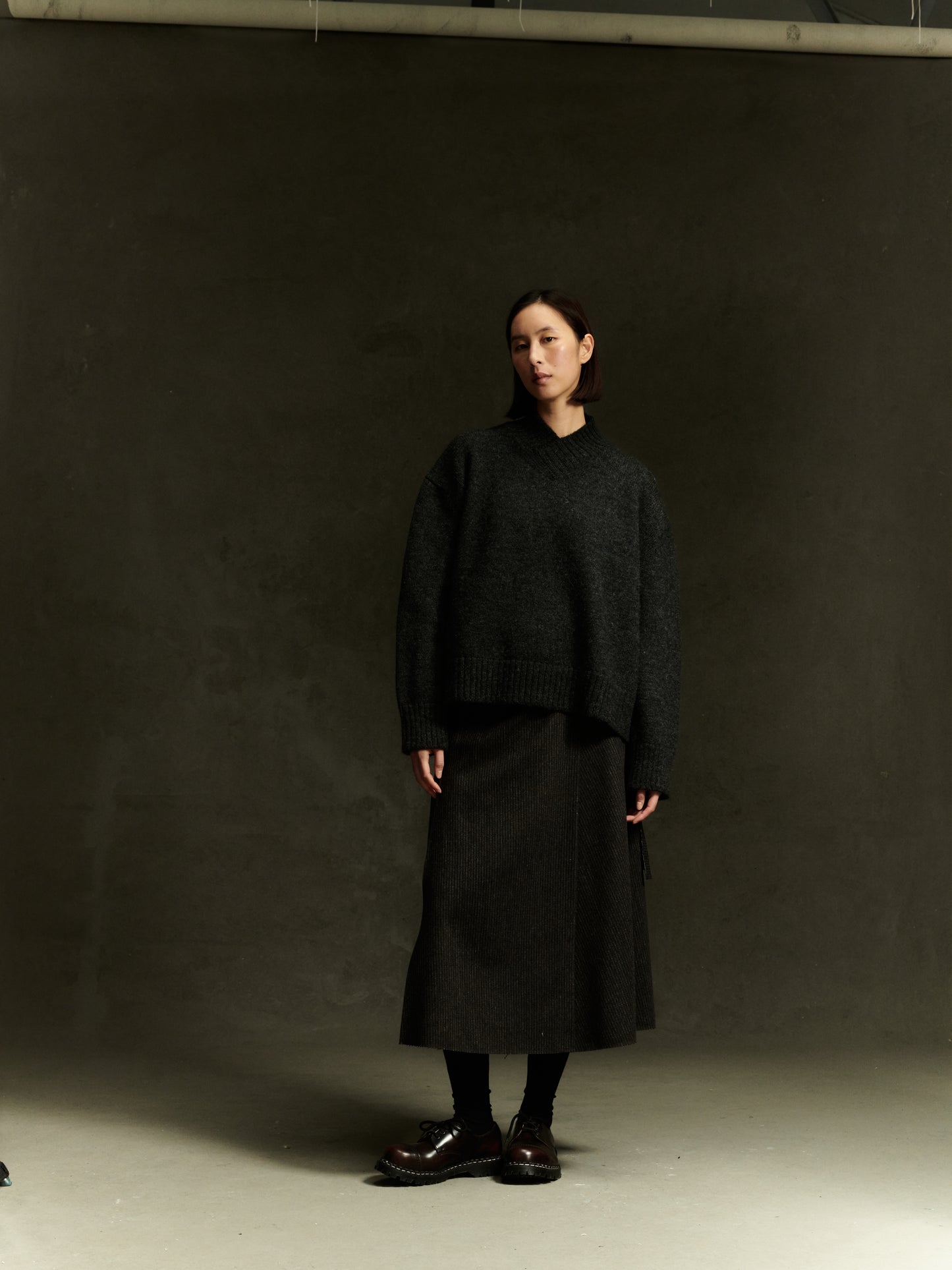 Steiner Kilt - Cacao Pinstripe Wool