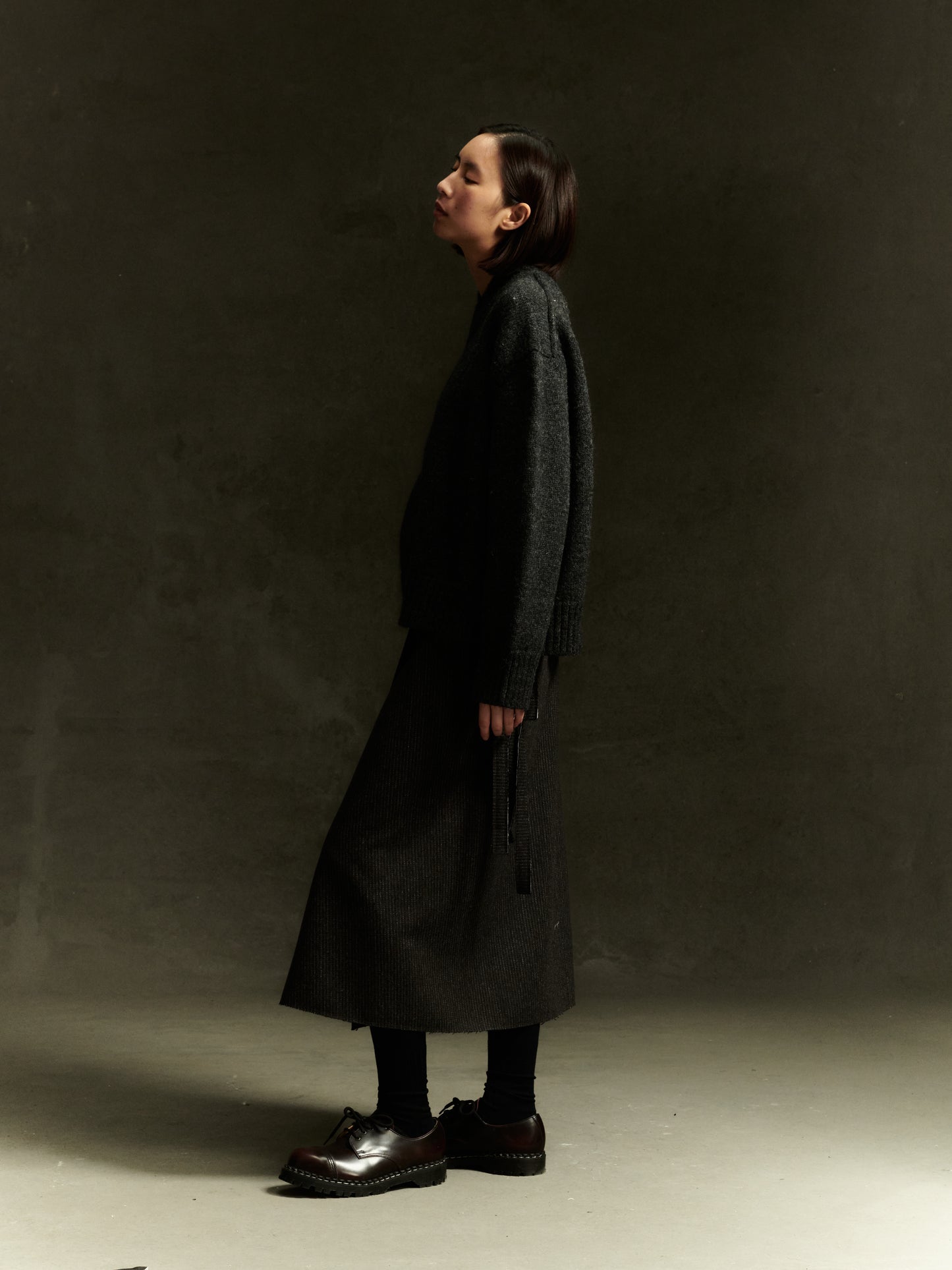 Krefeld Jumper - Charcoal Wool
