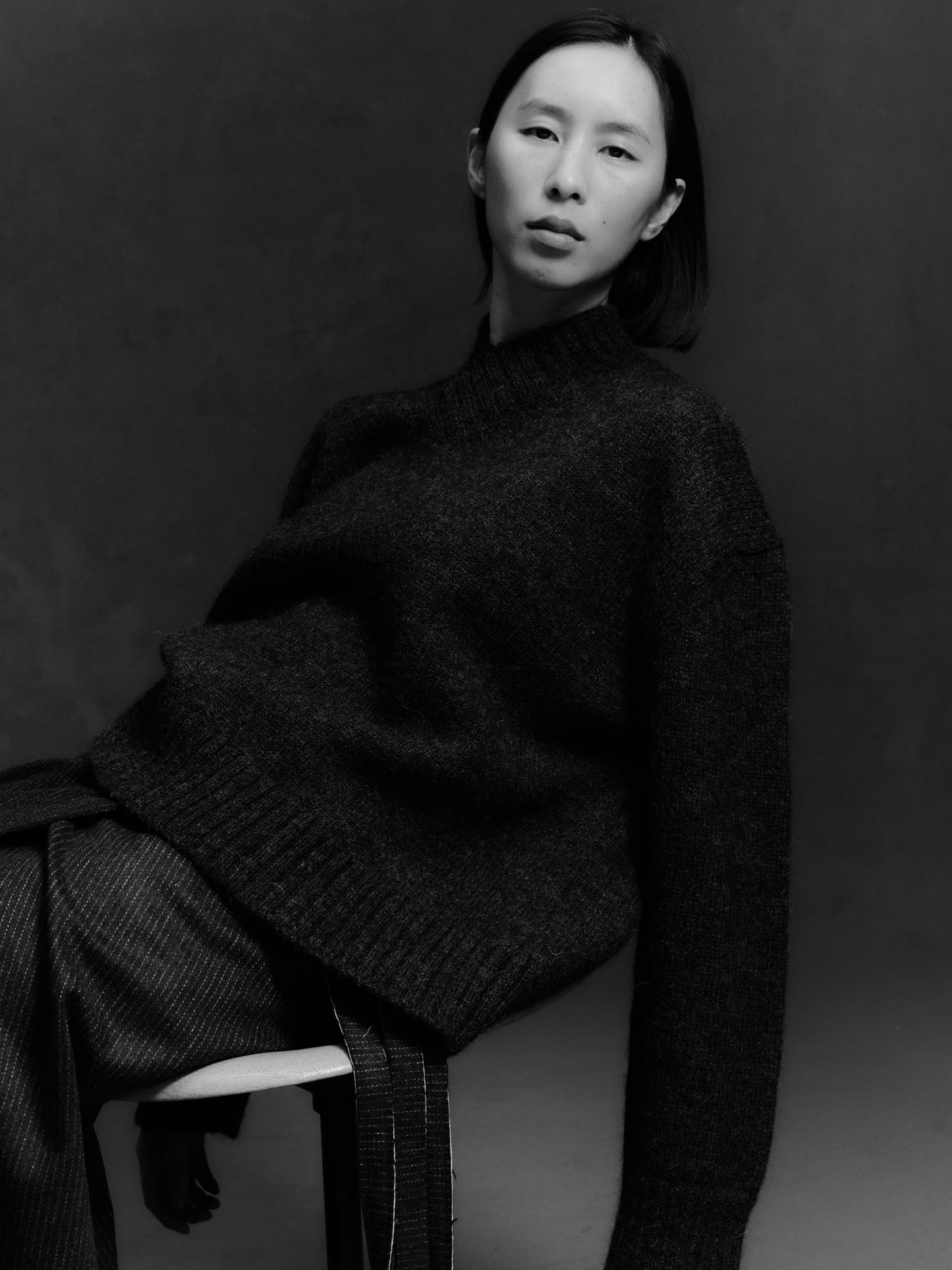 Krefeld Jumper - Charcoal Wool