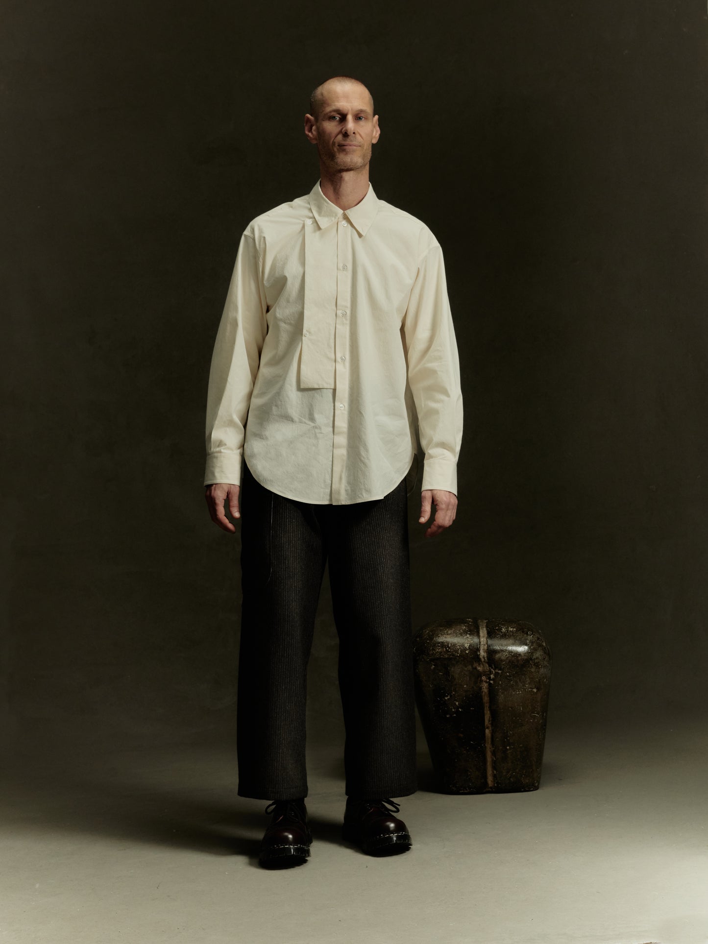 Beaduc Shirt - Chalk Cotton