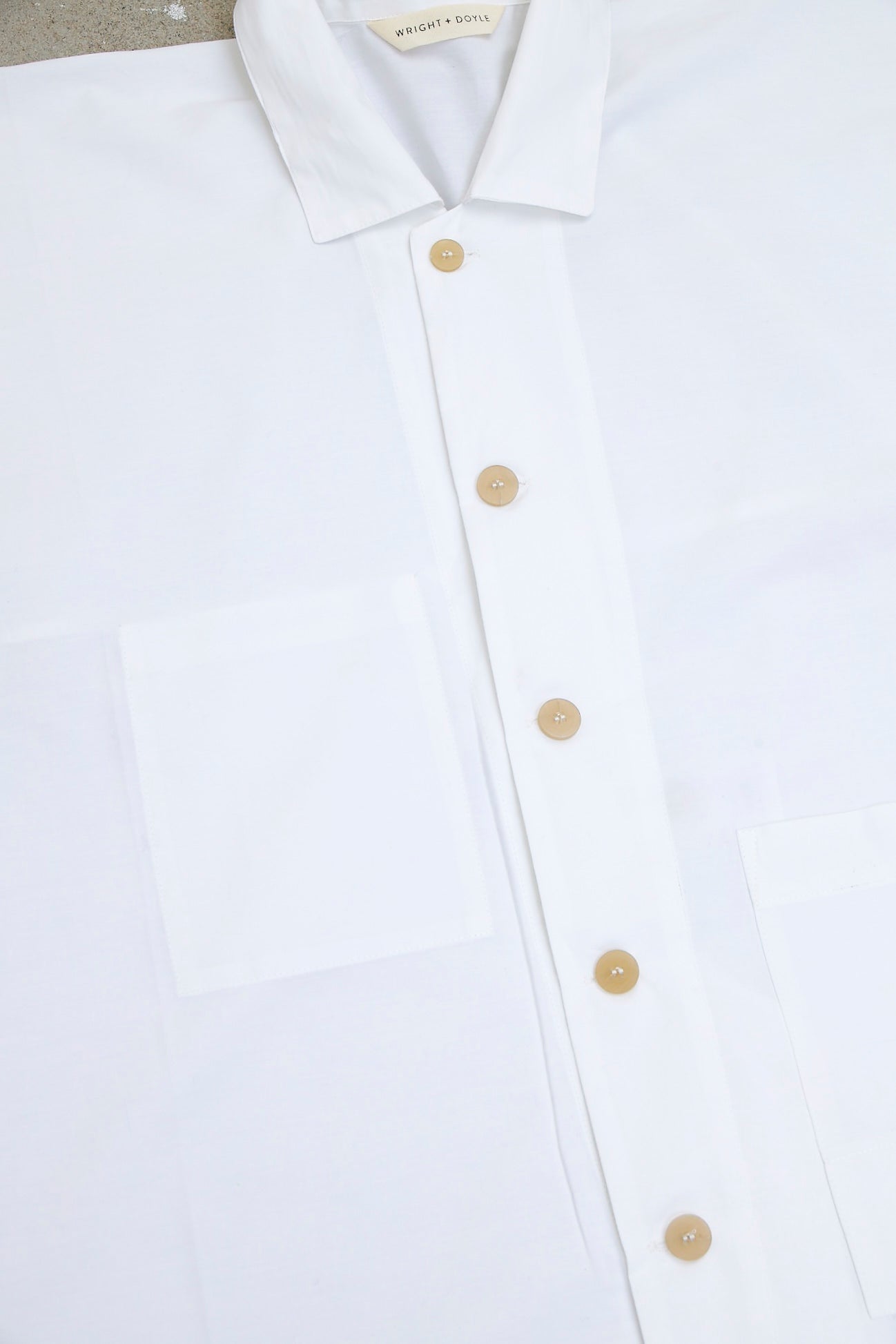 Camp Collar Shirt - White