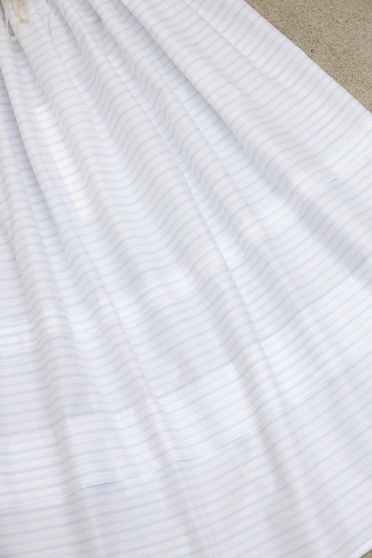 Gatherers Skirt - Fine Stripe Shirting