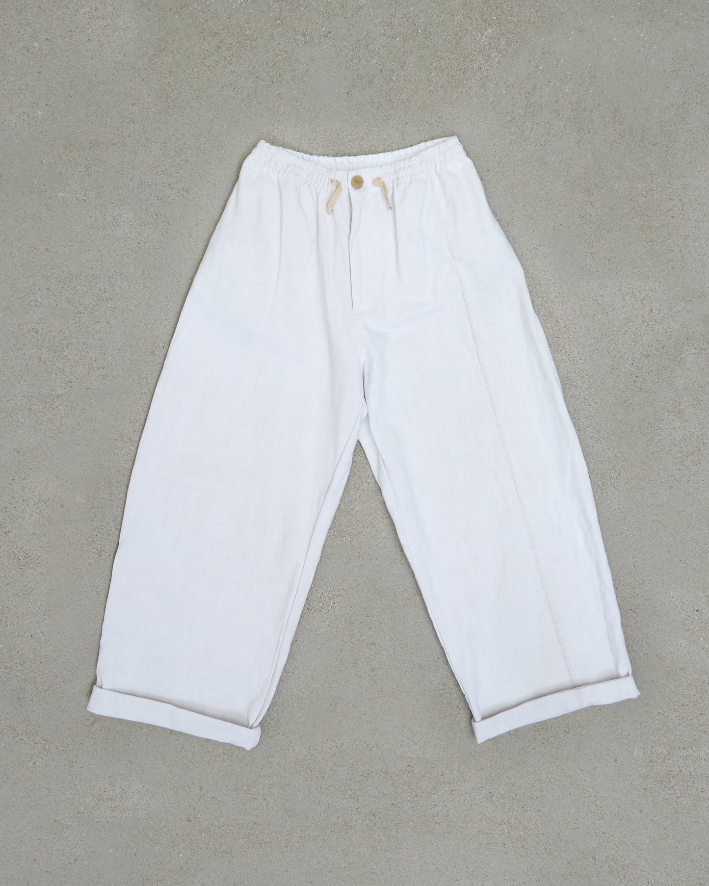 Gatherers Trousers - Repurposed French Linen