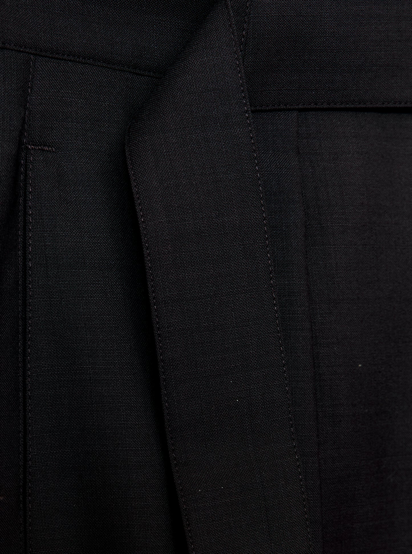 Single Pleat Trousers - Cacao Tropical Suiting