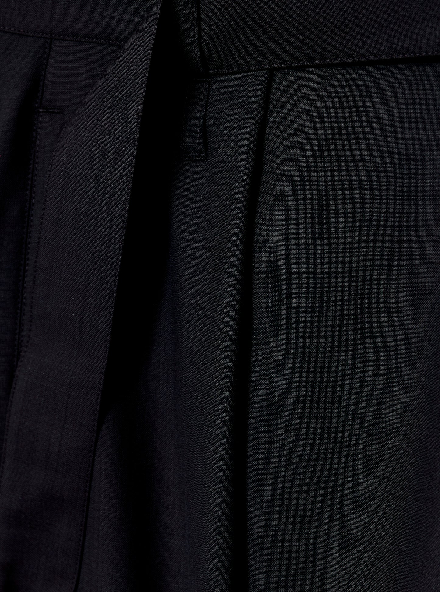 Single Pleat Trousers - Cacao Tropical Suiting