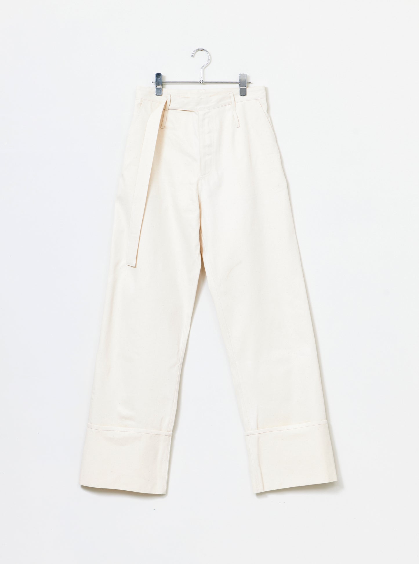Fold Up Jean - Alabaster Twill Denim