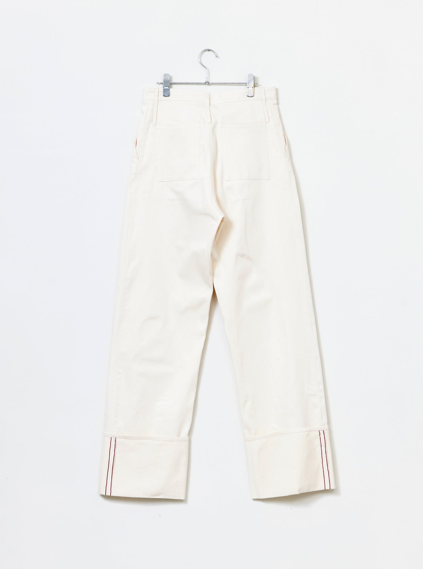 Fold Up Jean - Alabaster Twill Denim