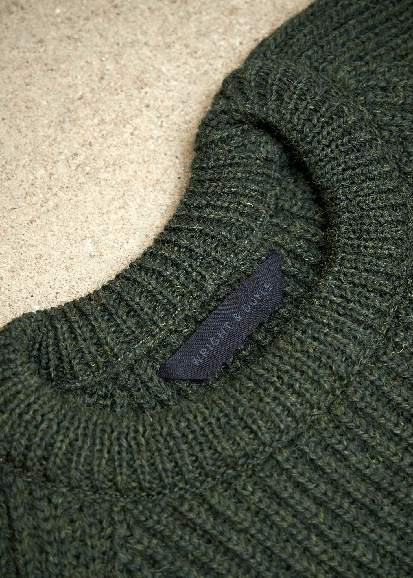 Field Jumper - Moss Green Wool