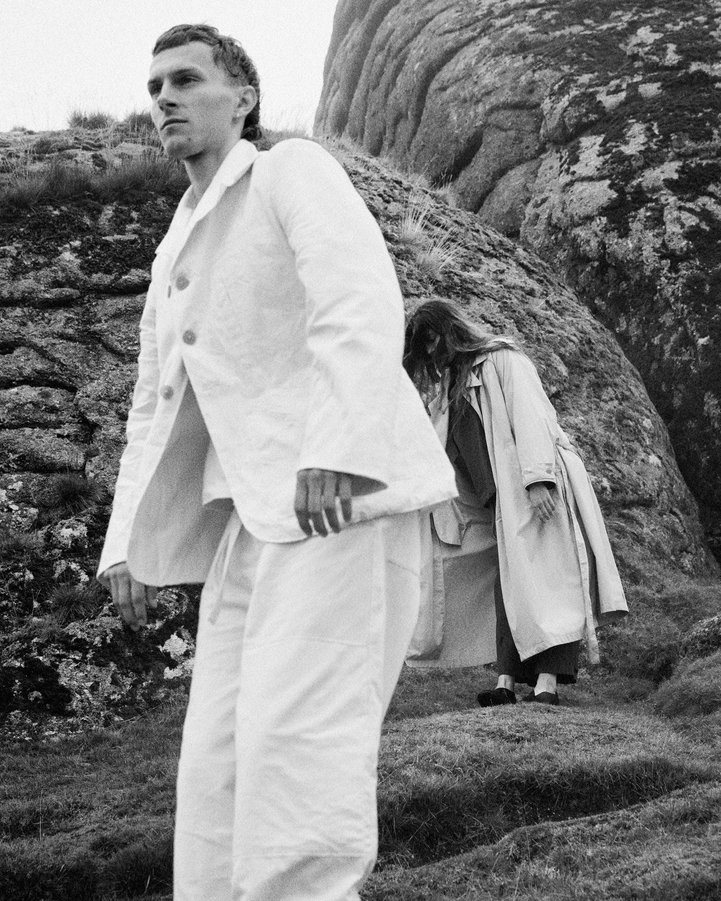Leusdon Tailored Jacket - Repurposed French Linen