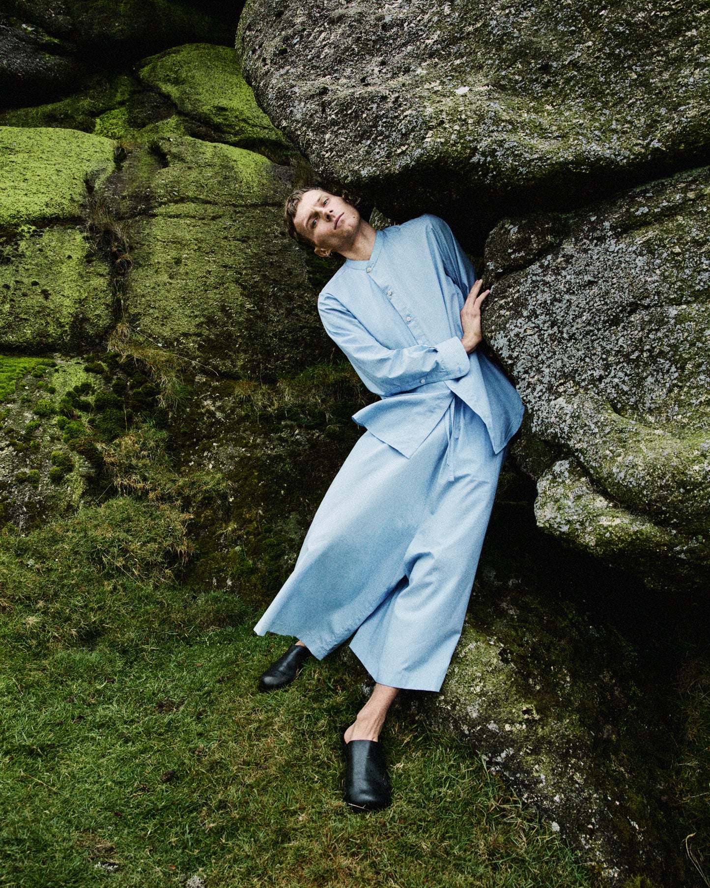 Rowden Shirt - Zenith Blue Pinstripe