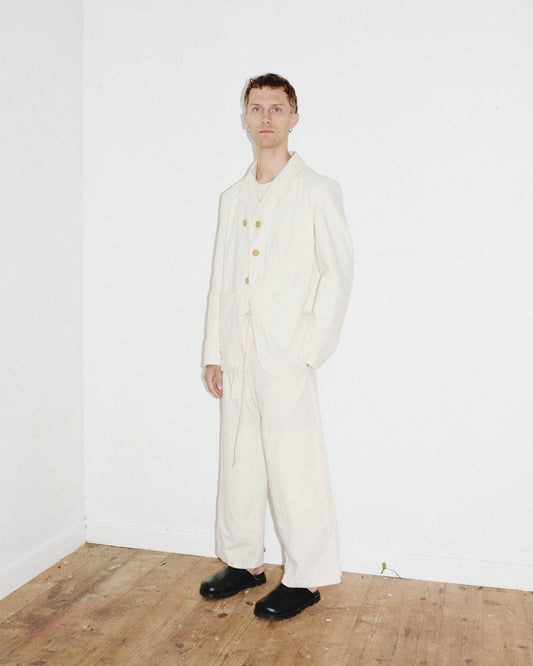 Haytor Trousers - Repurposed French Linen