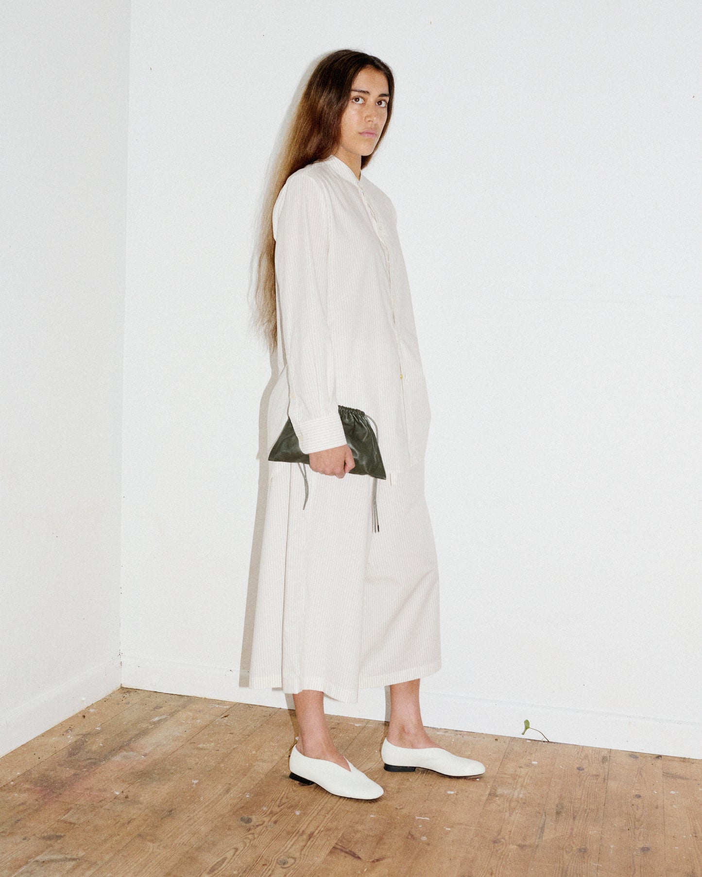 Meldon Shorts - Chalk Brick Pinstripe