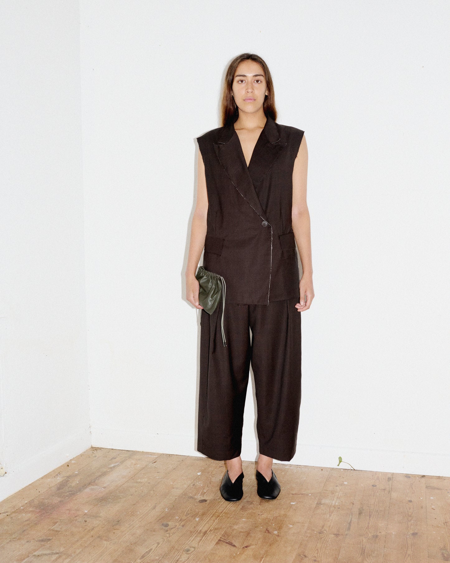 Leeden Tailored Trousers- Cocao Fine Check