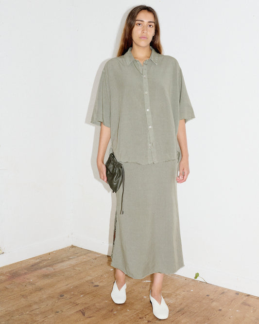 Ingra Bias Skirt - Lichen