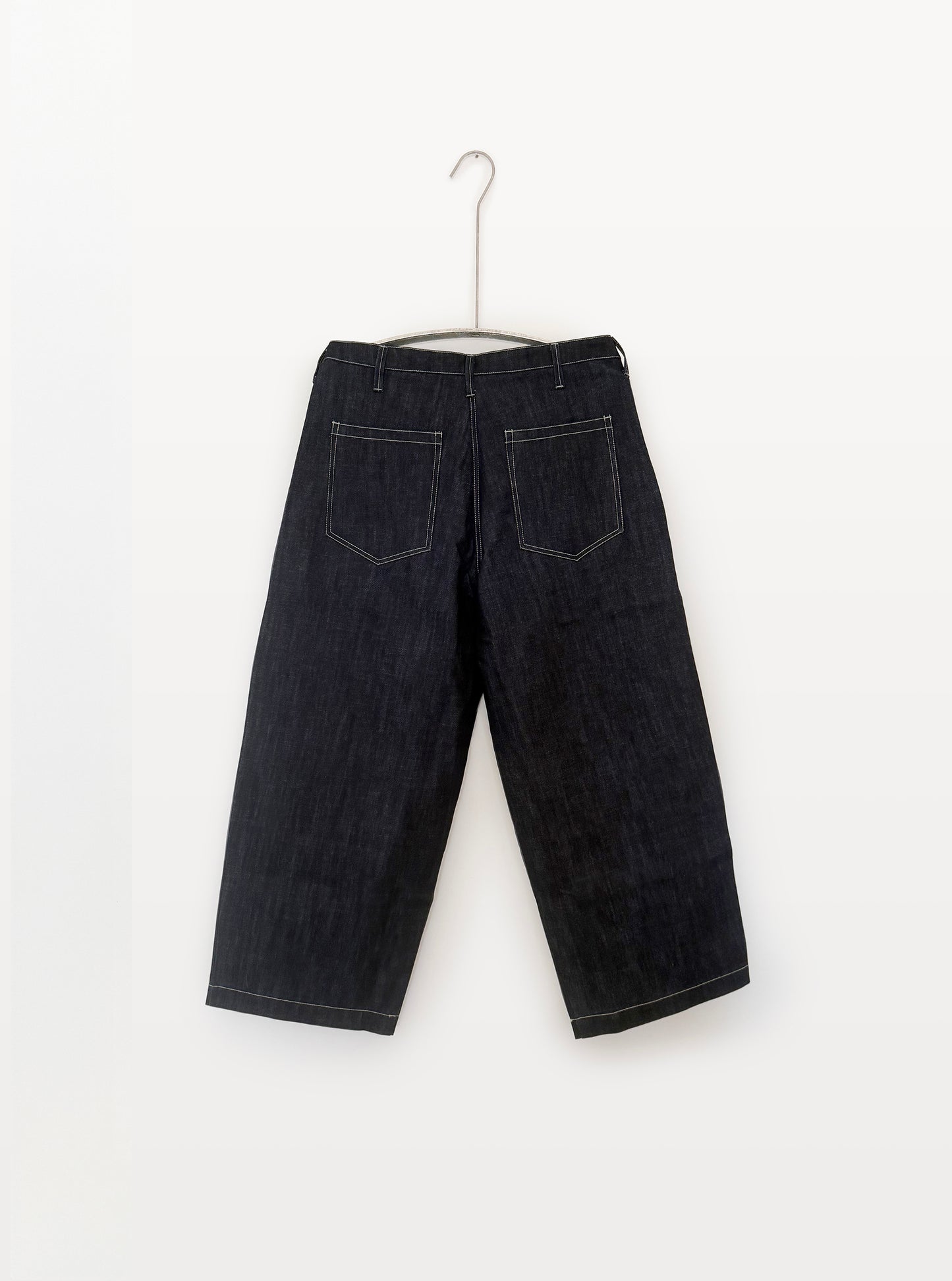 Single Pleat Jean - Raw Indigo Denim