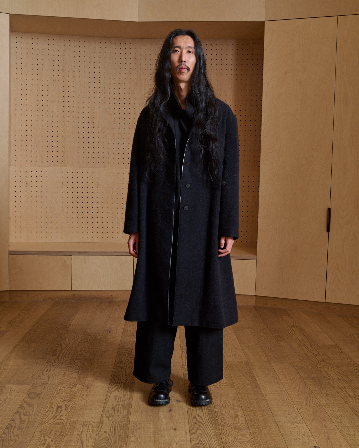 Aldor Coat - Carbon Charcoal Wool - Pre Order