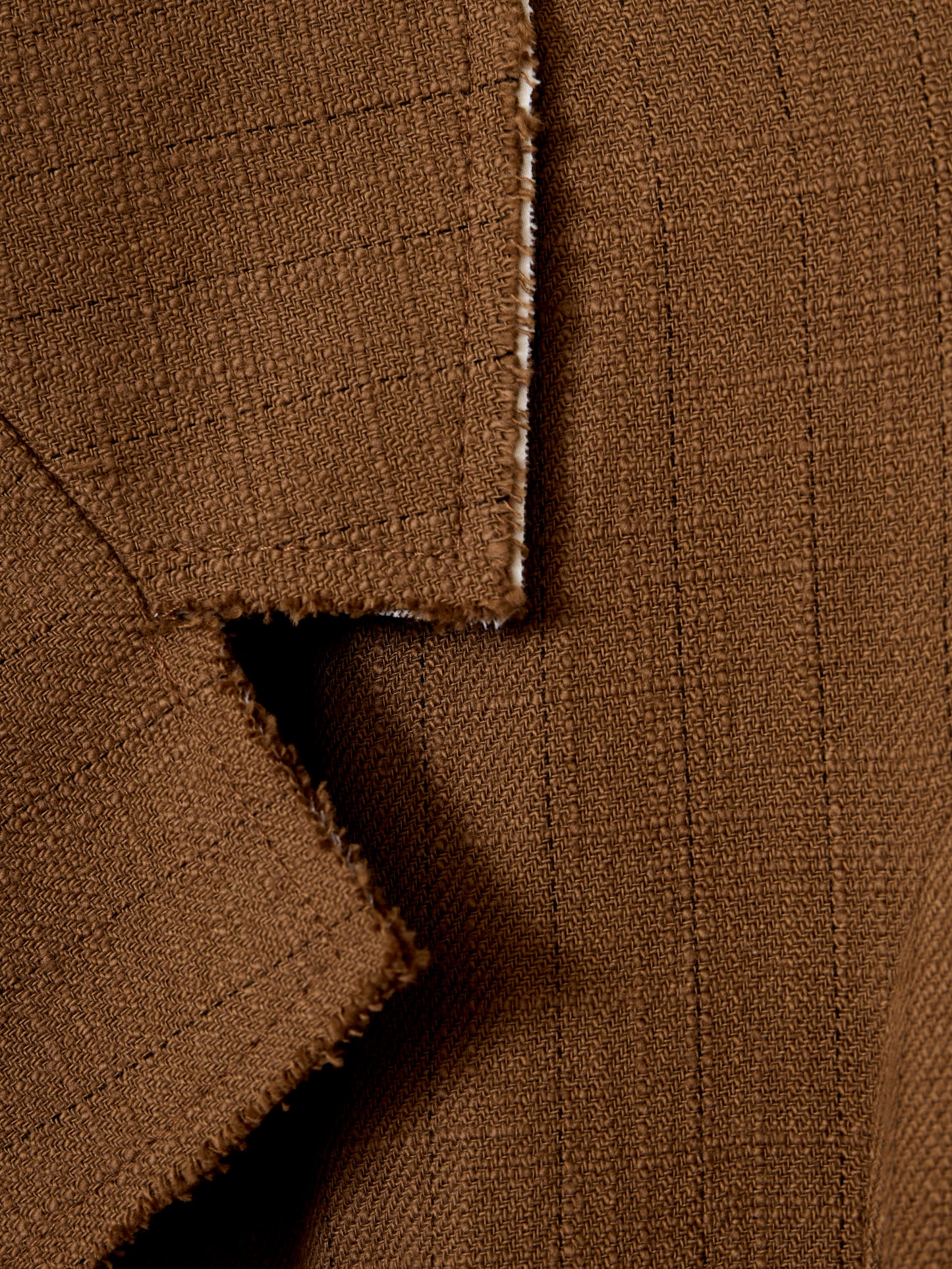Leusdon Tailored Jacket - Ochre Pinstripe