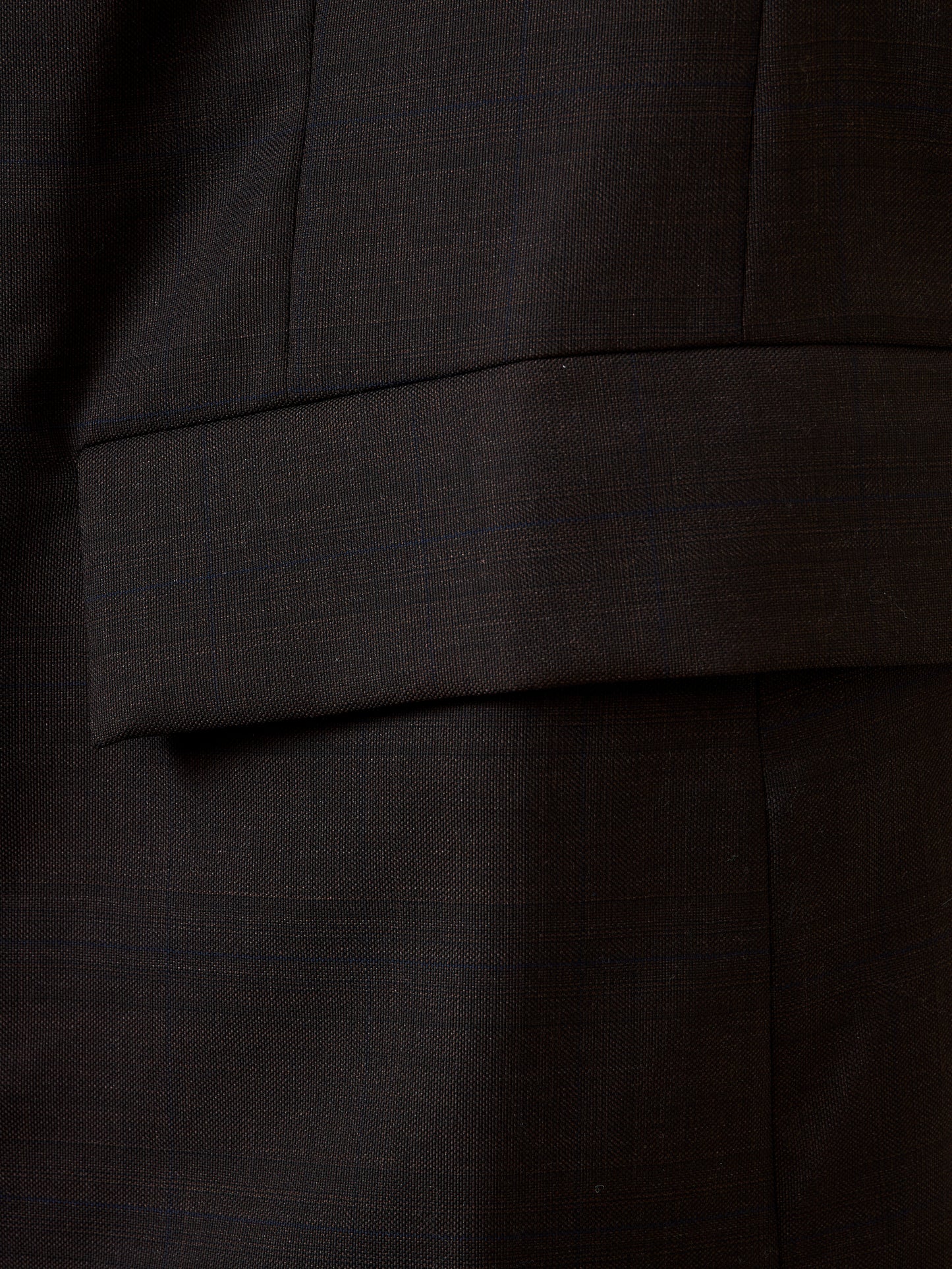 Harton Tailored Vest - Cocao Fine Check