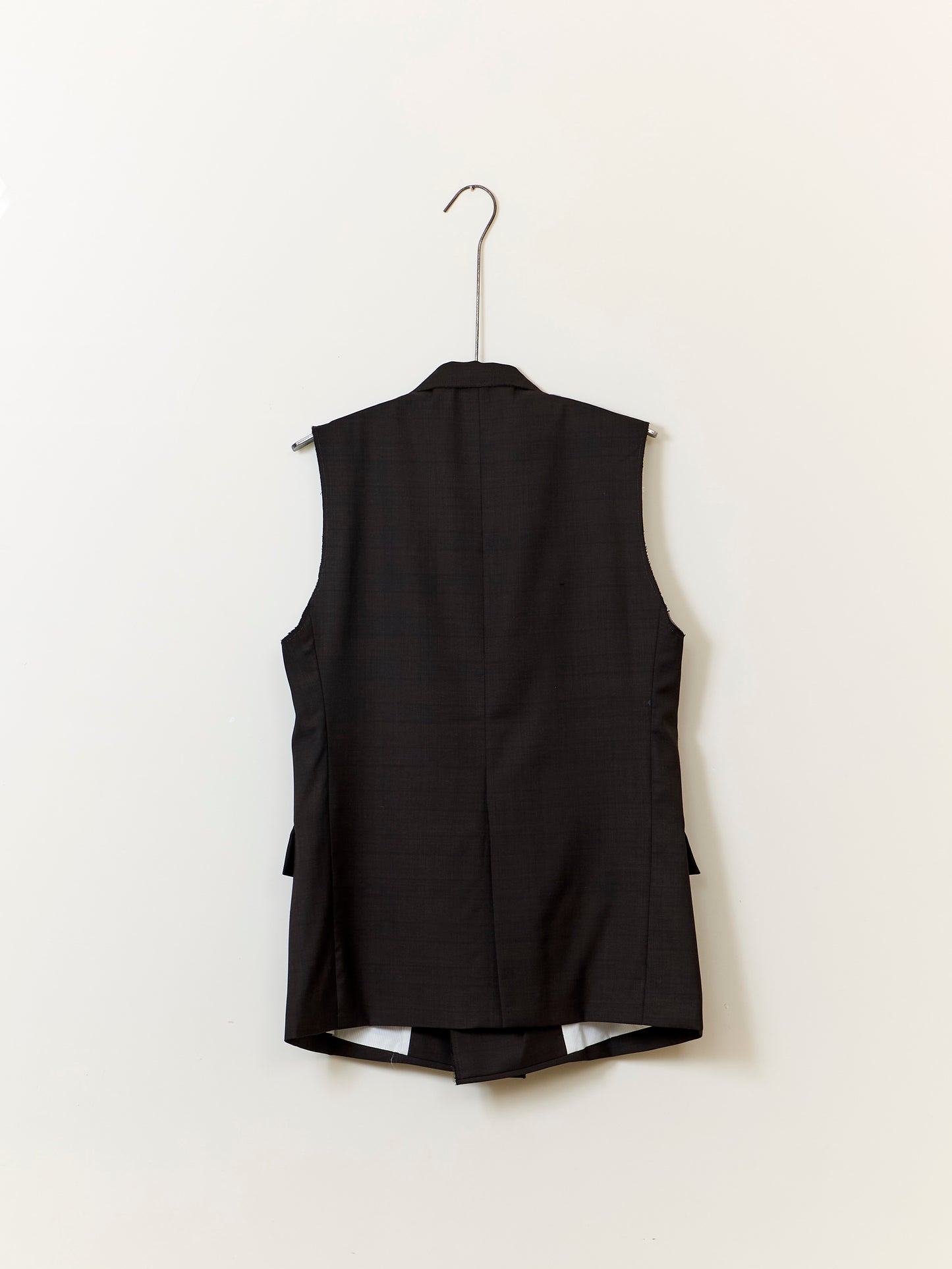 Harton Tailored Vest - Cocao Fine Check