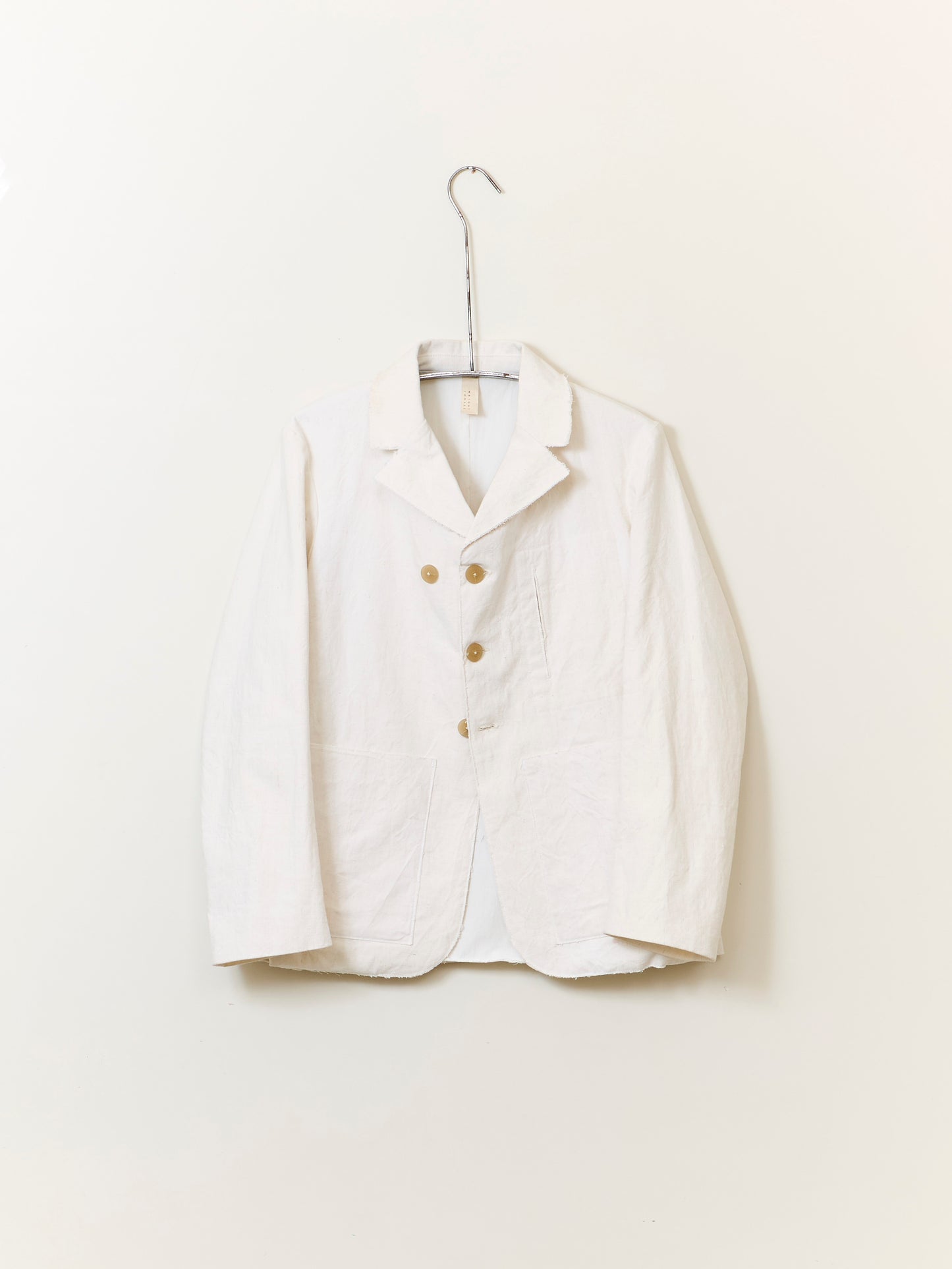 Leusdon Tailored Jacket - Repurposed French Linen