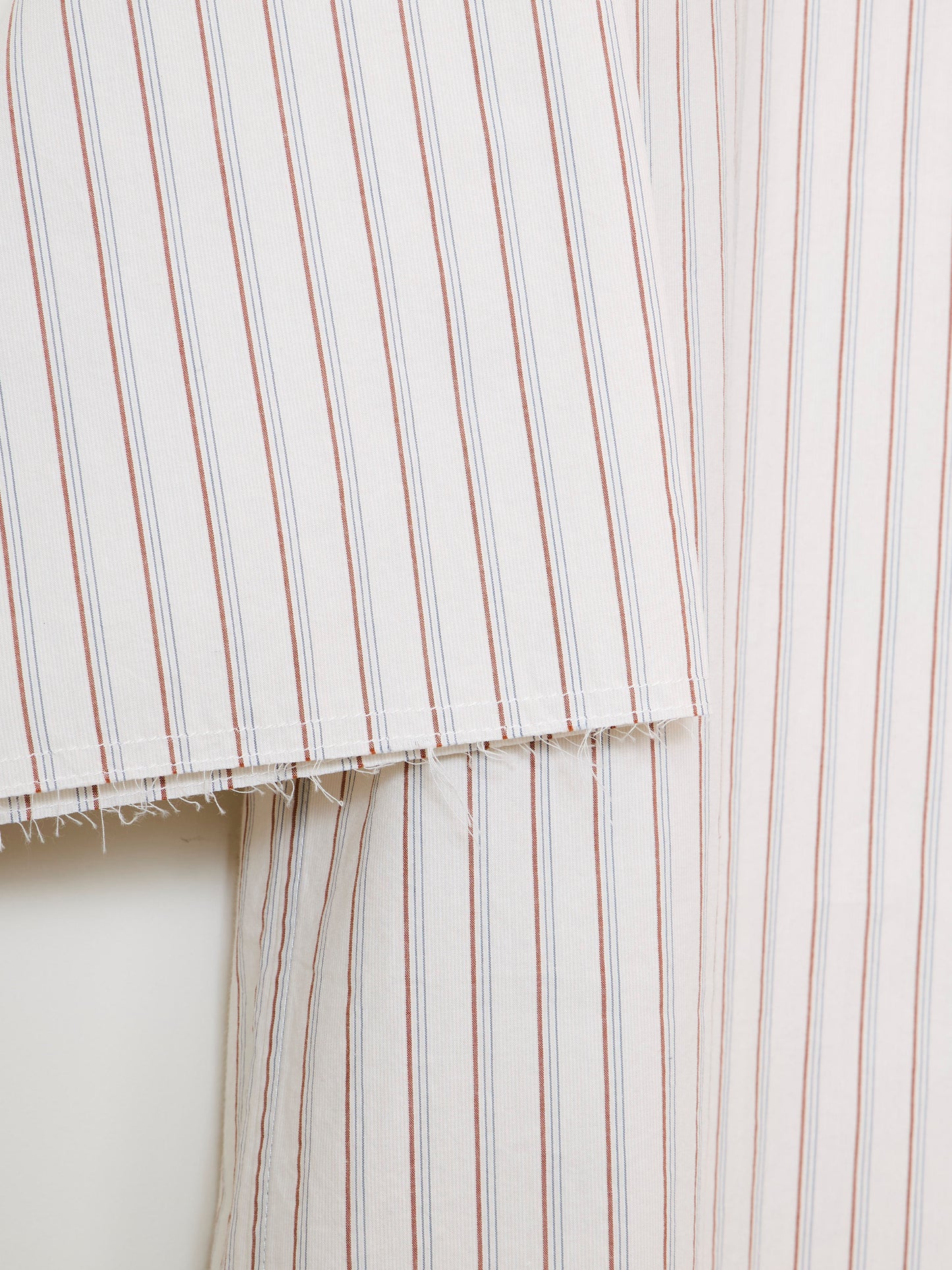 Manaton Shirt - Chalk and Brick Stripe