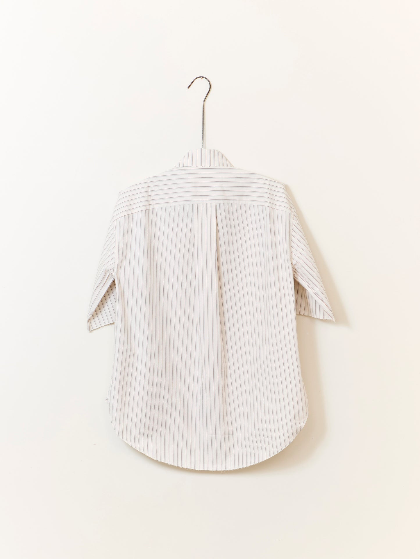 Manaton Shirt - Chalk and Brick Stripe